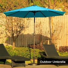Tulin 9 Lighted Market Umbrella Outdoor Umbrella Market Umbrella Solar Umbrella