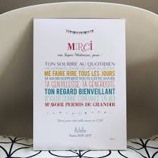 Image Of Affiche Merci Maitresse Merci Maitresse Cadeau Maitresse Fin D Annee Idee Cadeau Maitresse
