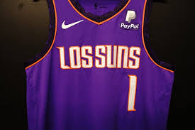 Shop for phoenix suns jerseys in phoenix suns team shop. Suns To Debut Los Suns City Edition Jerseys On Friday