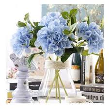 3 diameter (approx.) soft stems for comfortable hold faux water material: Artificial Hydrangea Plants Uk Fake Pink Blue White Flowers