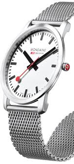 Mondaine Ultra Thin 41mm Simply Elegant Mesh Erkek Kol Saatleri Luks Saatler Rolex