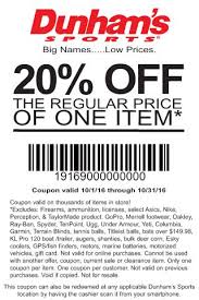 Dunhams Sports In Store Coupon Store Coupons Dunham Sports Coupons