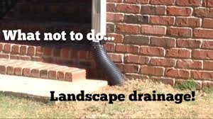 French drain, the downspout drain pipe. French Drain Tips Avoid These Mistakes Youtube