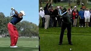 Tiger Woods Right Arm Downswing Sequence The Role Of The Right Arm In The Golf Downswing Golf Downswing Golf Swing Sequence Golf Swing