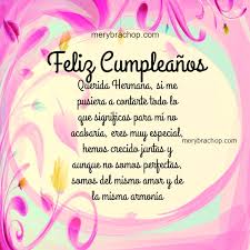 En este día especial en el que un año más se. áˆ Frases Bonitas De Cumpleanos Para Mi Hermana Por Mery Bracho Entre Poemas Cristianos Frases Vivencias Y Cumpleanos