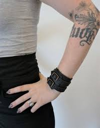 Bracelet large femme argent anaïs rheiner. Bracelets En Cuir Marieke Creation