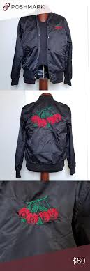 Men S Obey Worldwide Cherry Bomber Jacket This Bomber By Obey Is In Perfect Condition No Signs Of Use Features A Cherry D Bomber Jacket Jackets Cherry Bomber