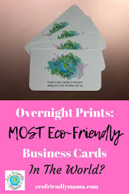 Valid only in continental us; Overnight Prints The Most Eco Friendly Business Cards In The World Eco Friendly Business Cards Overnight Prints Diy Business Cards