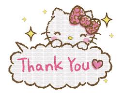 Gif thank you 1 719. Hello Kitty Cute Mignon Kawaii Gif Thank You Picmix