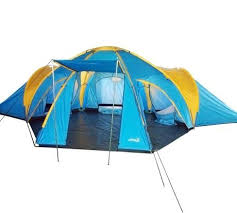 Wonderful Family Camping Tent For Spring Camping Trip 6 8 Man 4 Rooms Dome Family Camping Tent Blue Family Tent Camping Tent Camping Family Camping