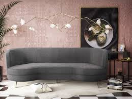 Hazel and brown design company. Flare Grey Tweed Sofa Tov Furniture