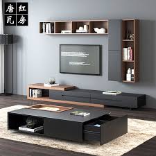 Get inspired for your living room and shop now! Usd 301 70 Modern Simple Retractable Coffee Table Tv Cabinet Combination Set Nordic Living Room Closet Hanging Cabinet Tv Background Wall Wholesale From China Online Shopping Buy Asian Products Online From