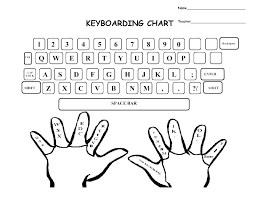 Blank Typing Page Free Printable Keyboarding Worksheets