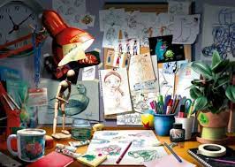 The The Artist S Desk 1000 Piece Puzzle In 2021 Artist Desk Artist Bedroom Artist Aesthetic