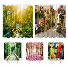 Zuri flora 72 x 72 shower curtain. Shower Curtain Floral Shower Curtains For Sale Ebay