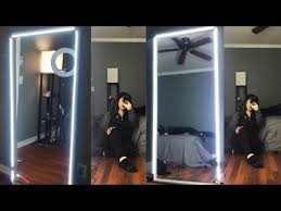 Diy Affordable Light Up Full Body Mirror Youtube In 2020 Diy Vanity Mirror With Lights Full Body Mirror Body Mirror