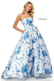 Buy Dress Style 52620 Designed By Sherrihill Floral Prom Dresses Sherri Hill Dresses Prom Dress Pattern