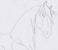 Spirit The Stallion Of The Cimarron Watch Online For Free Rain Sketch By Hakuspiritgirl On Deviantart Spirit Drawing Horse Drawings Easy Horse Drawing