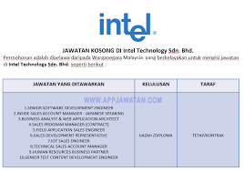 Mit technology sdn bhd, ipoh, perak. Jawatan Kosong Di Intel Technology Sdn Bhd Appkerja Malaysia