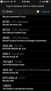With bitcoin being so popular, many other coins emerged. I Typed Bitcoin In The Apple Stock App I Didn T Realize There Were So Many Assets Trading On Traditional Exchanges Bitcoin