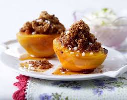 Gebackene Kaki Mit Amarettini Broseln Rezept Lecker Rezepte Lecker Lebensmittel Essen