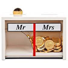 Maybe you would like to learn more about one of these? Mr Mrs Money Box Funny Money Gifts For Bride And Groom Wedding Gifts Decoration White Wood Personal Money Box Wedding White Mrs Mrs Amazon De Home Kitchen
