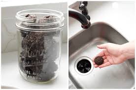 coffee grounds in garbage disposal