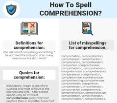 879 likes · 1 talking about this. How To Spell Comprehension And How To Misspell It Too Spellcheck Net