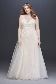 Embroidered Floral Tulle Plus Size Wedding Dress Plus Wedding Dresses Wedding Dress Styles Ball Gowns Wedding