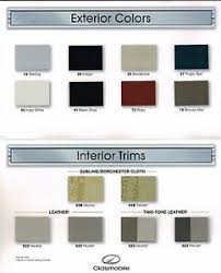 Details About 2002 Oldsmobile Intrigue Color Chip Chart Paint Brochure W Leathers