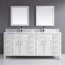 Beste fernseher 75 zoll ganz einfach hier vergleichen. Spa Bathe Calumet Double Sink Bathroom Vanity 75 White Ca75wht Cwm Rona