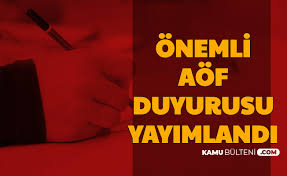 Kredili sisteme geçildi, piyasada kitap yok. Anadolu Universitesi Aof Duyurusu Yaz Okulu Ve Uc Ders Sinavi 2020