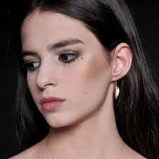 Boho Bridesmaids Bridal Earrings in Silver, Gold, Rose Gold, Champagne,  Bronze, Bridal Pixie Leaf Woodland Earrings naida