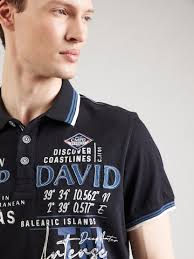 CAMP DAVID Tricou pe Negru