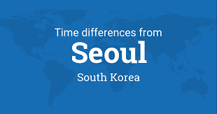 Time Difference Between Seoul South Korea And The World