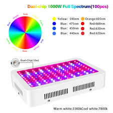 1000w Led Plant Grow Light Full Spectrum For Indoor Greenhouse Veg Flower Herb 6411155164099 Ebay