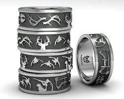 Hunting Jewelry Jewelry For H Hunting Jewelry Custom Wedding Rings Tattoo Wedding Rings