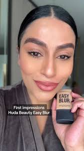 First impressions of the NEW @Huda Beauty Easy Blur! I wear shade Baklava  340G it’s the perfect match for my skin tone. Let me know what you think in  comments? Swatches in video: Butter Peacan 330N ...
