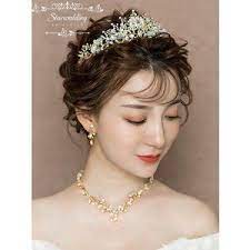 ウエディング パーティー アクセサリー 結婚式 花嫁 ネックレス 安い 発表会 ピアス イヤリング 2点セット 二次会 キット ブライダル フラワーモチーフ 結婚式 アクセサリー ブライダル フラワー ウェディング ティアラ 髪型