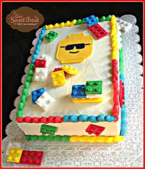 Use fondant cutters for the rectangles and the small circles. Lego Cake Frosting Lego Birthday Cake Lego Birthday Lego Birthday Party