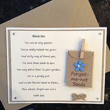 Check spelling or type a new query. Teacher Gift Thank You Poem Forget Me Not Seeds Non Personalisable Ebay Thank You Teacher Gifts Thank You Poems Nursery Teacher