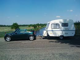 My Mini Cooper Cabrio And Predom Caravan Mini Cooper Caravan Recreational Vehicles
