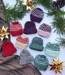 Teeny Tiny Winter Hats Knitting Pattern Decorative Mini Hat Etsy Knitting Patterns Knitting Hat Knitting Patterns