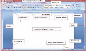 Sebutkan fungsi menu dan ikon pada ms word. Mengenal Fungsi Bagian Bagian Menu Pada Microsoft Word 2007