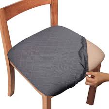 Maybe you would like to learn more about one of these? Set Of 4 Grey Geometric Dining Room Chair Seat Covers With Ties Gute Chair Seat Covers Stretch Printed Chair Covers Protectors For Dining Room Kitchen Chairs Chair Covers Industrial Scientific Virtualaiccer2021 Com