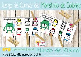 Hoy os proponemos una serie de juegos y maquetas muy sencillas de fabricar y con materiales que normalmente tenemos a manos, como fieltro muy lindo los materiales para matematica tambien quisiera para comunicación nivel inicial, los felicito a los maestros siganos enviando por favor gracias. Aprende A Sumar Con El Monstruo De Colores Nivel Inicial Mundo De Rukkia