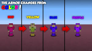 Rainbow armor was remixed from horse armor. Rainbow Armor In One Command Minecraft 1 8 Minecraft Map