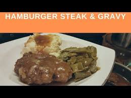 How To Make Smothered Hamburger Steak And Onion Gravy Youtube Steak And Onions Hamburger Steak Onion Gravy