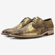 Nun liegt es an ihnen: Exklusive Damen Und Herrenschuhe Floris Van Bommel Leder Herren Schnurer In Metallicgold 14453 01 Schuhe Van Bommel Schnurschuhe