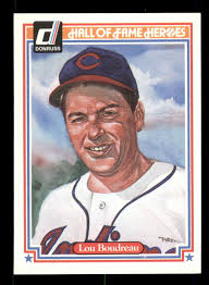 Amazon.com: 1983 Donruss Hall of Fame Heroes Baseball #12 Lou Boudreau  Cleveland Indians Official MLB Trading Card From The Donruss/Leaf Company  in Raw (EX-MT or Better) Condition : Everything Else
